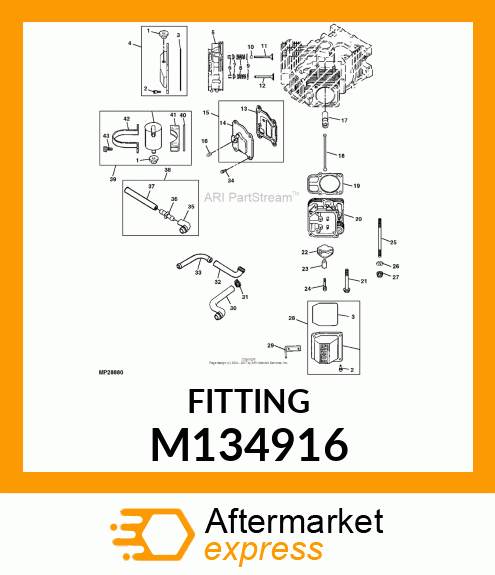 Fitting M134916