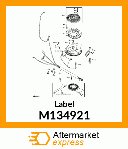 Label M134921