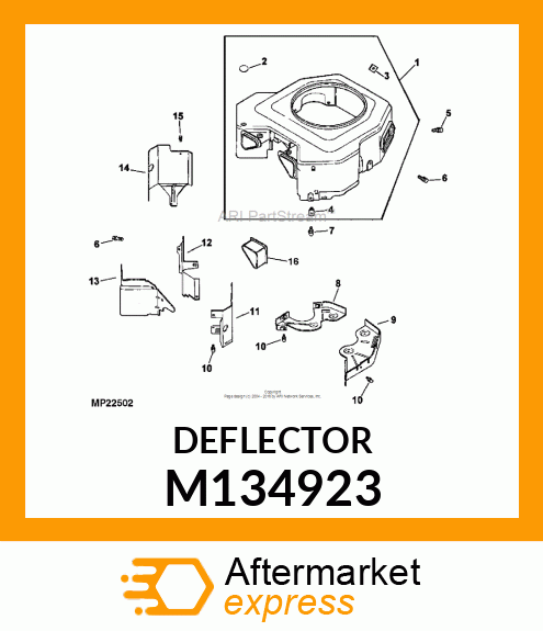 Deflector M134923