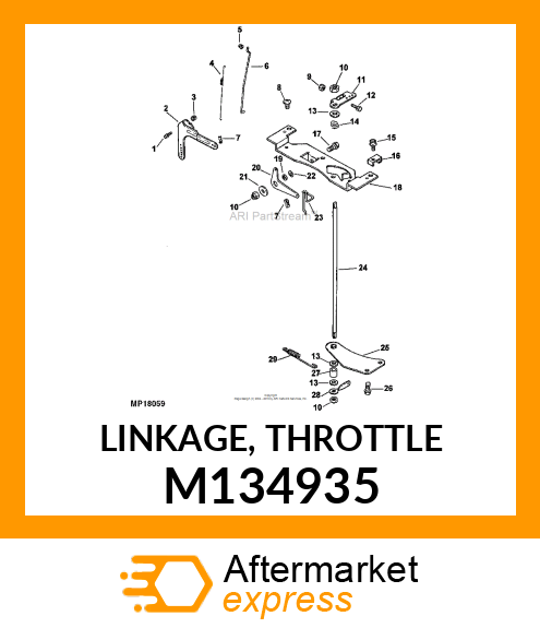 LINKAGE, THROTTLE M134935