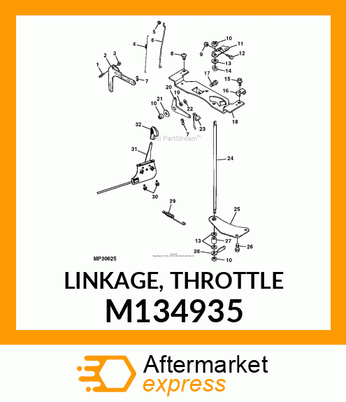 LINKAGE, THROTTLE M134935