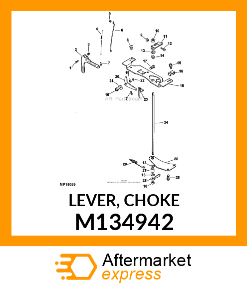 LEVER, CHOKE M134942