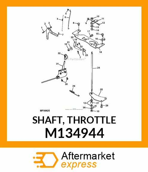 SHAFT, THROTTLE M134944