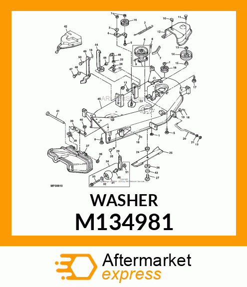 WASHER, BLADE # M134981