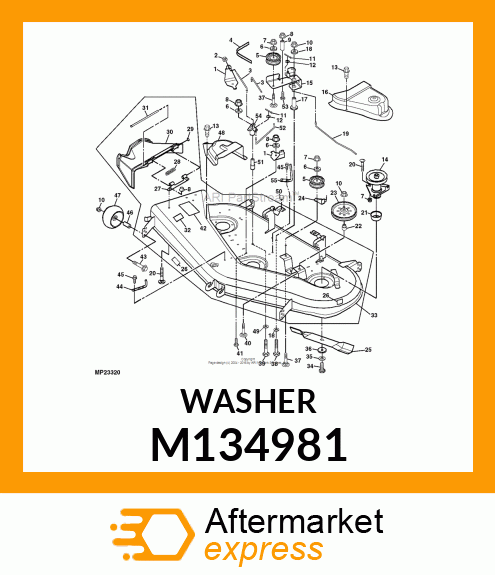 WASHER, BLADE # M134981