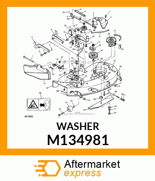 WASHER, BLADE # M134981