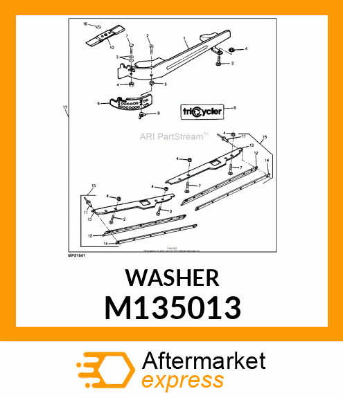 Spare part M135013 + Washer