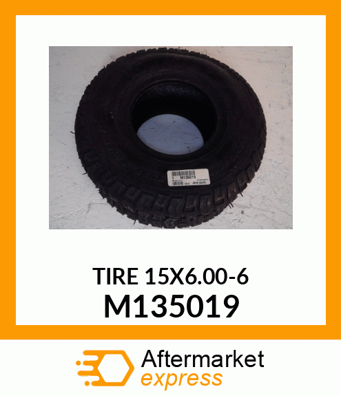 TIRE, 15X6.00X6 TURF SAVER M135019