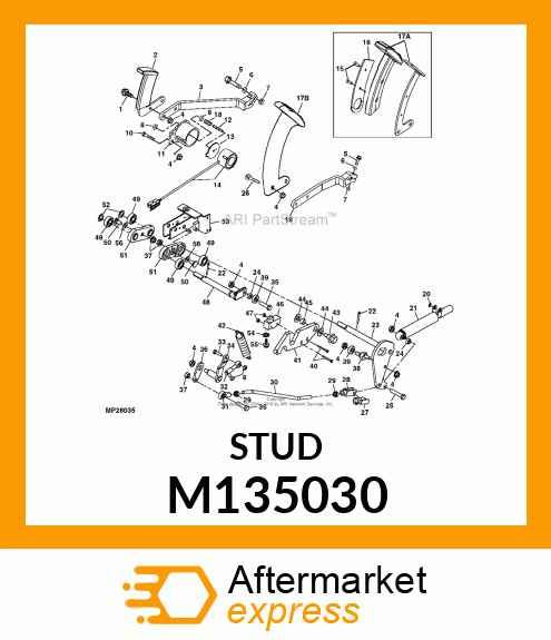 STUD, CRUISE MAGNET M135030