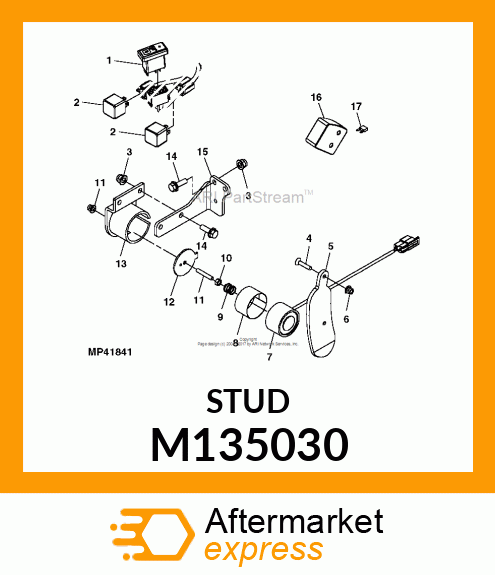 STUD, CRUISE MAGNET M135030