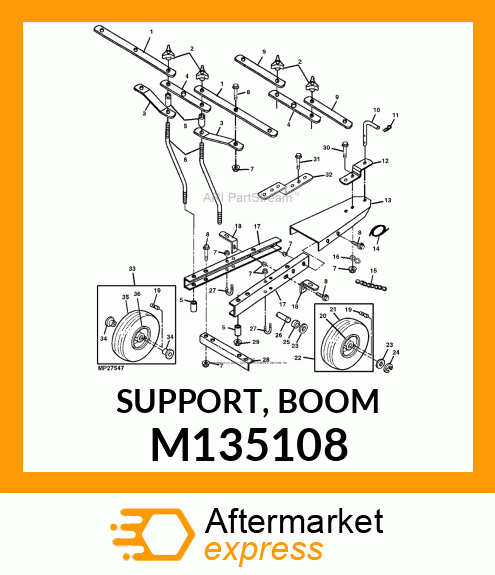 SUPPORT, BOOM M135108