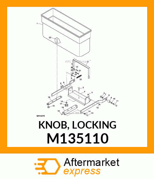 KNOB, LOCKING M135110