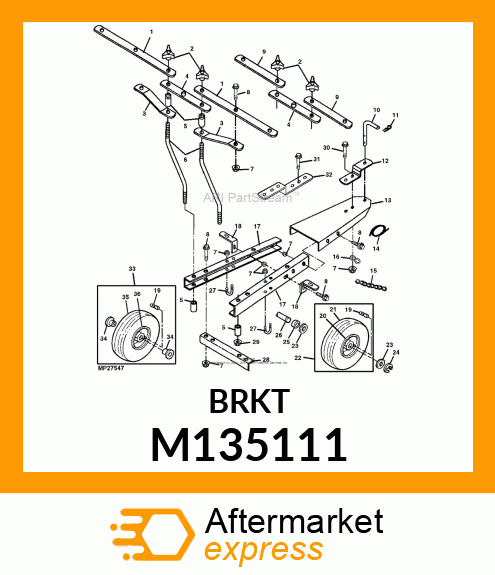 EXTENSI0N, BOOM FOR 15 GAL. TANK M135111