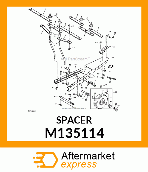 SPACER, BOOM M135114