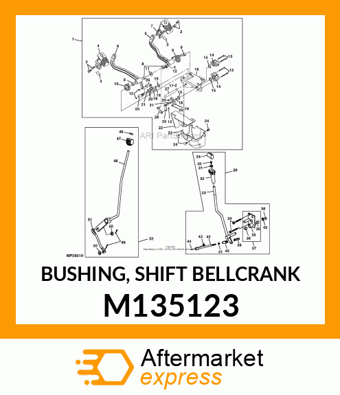 BUSHING, SHIFT BELLCRANK M135123