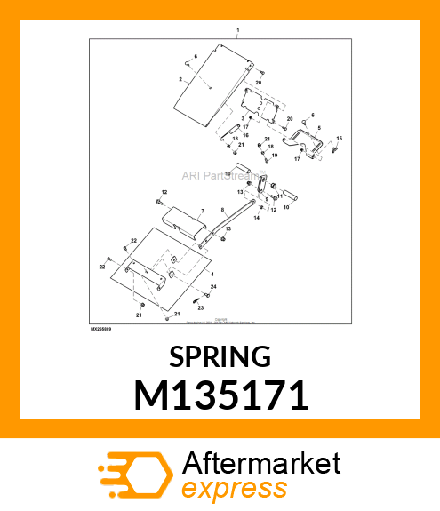 SPRING, TILT STEERING M135171