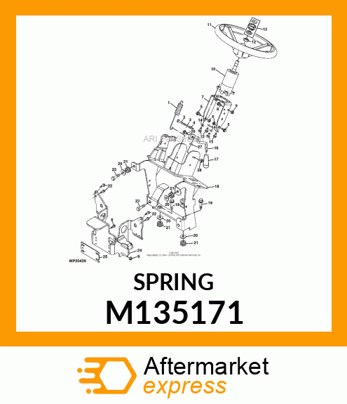 SPRING, TILT STEERING M135171