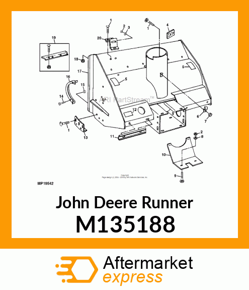 RUNNER, (M46530 PAINTED) M135188