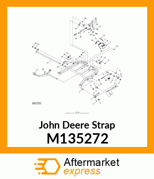 STRAP, BAR, LIFT MECHANISM LINK PL M135272