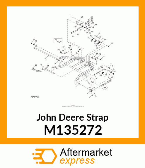 STRAP, BAR, LIFT MECHANISM LINK PL M135272