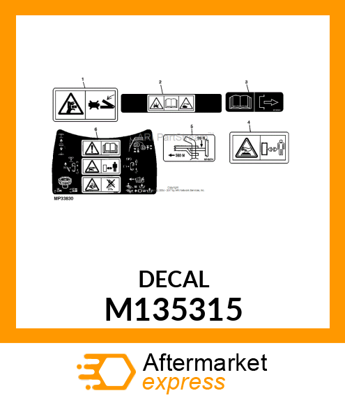 LABEL, TOW VALVE M135315