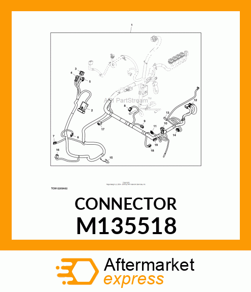 ELECTRICAL CONNECTOR ASSY, CONNECTO M135518