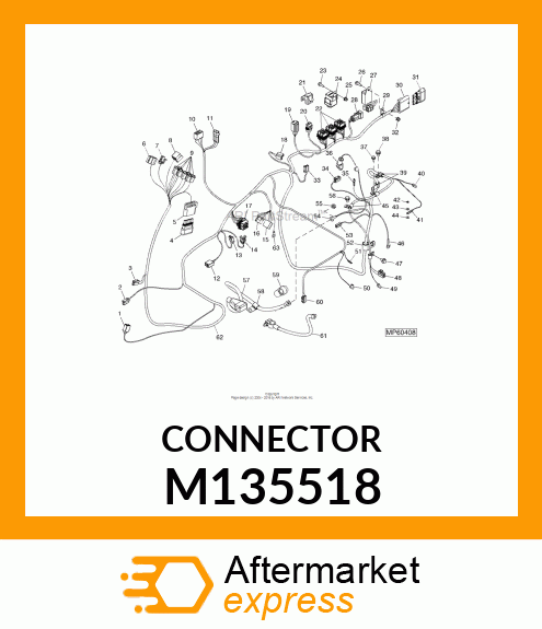 ELECTRICAL CONNECTOR ASSY, CONNECTO M135518