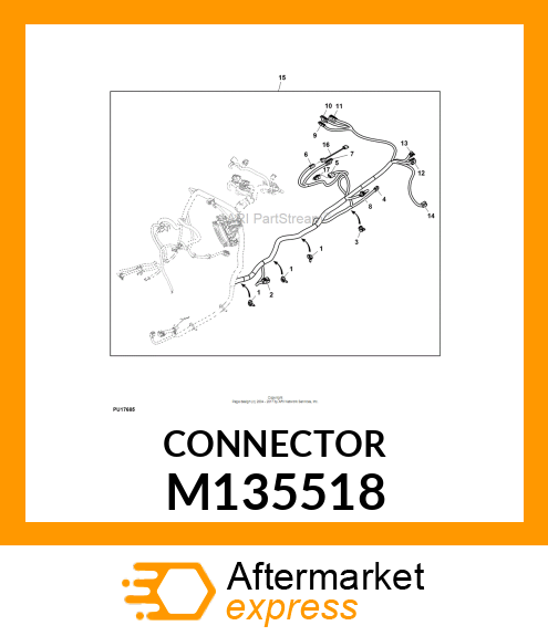 ELECTRICAL CONNECTOR ASSY, CONNECTO M135518