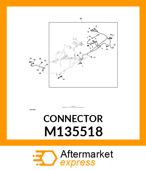 ELECTRICAL CONNECTOR ASSY, CONNECTO M135518