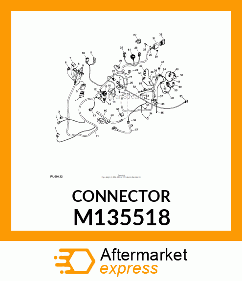 ELECTRICAL CONNECTOR ASSY, CONNECTO M135518