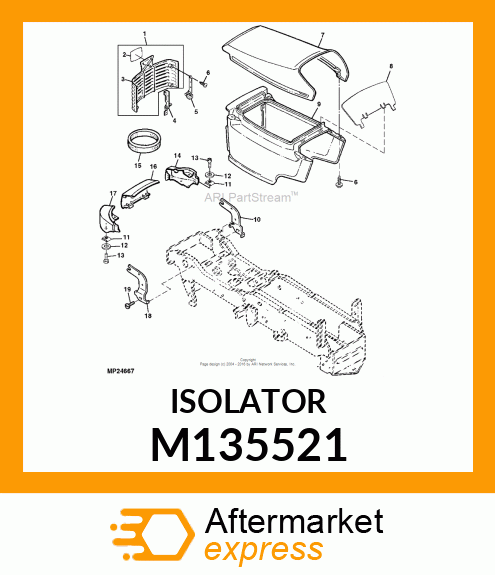 SEAL, AIR INTAKE M135521