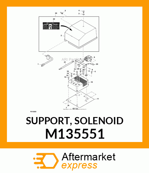 SUPPORT, SOLENOID M135551