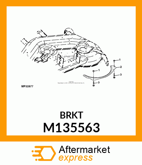 PLATE, RH REAR ANTI M135563