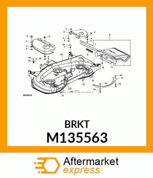 PLATE, RH REAR ANTI M135563