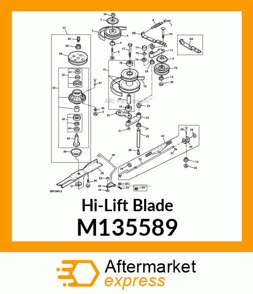 BLADE, HIGH LIFT (48") M135589