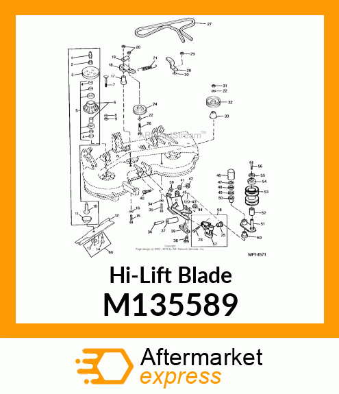 BLADE, HIGH LIFT (48") M135589