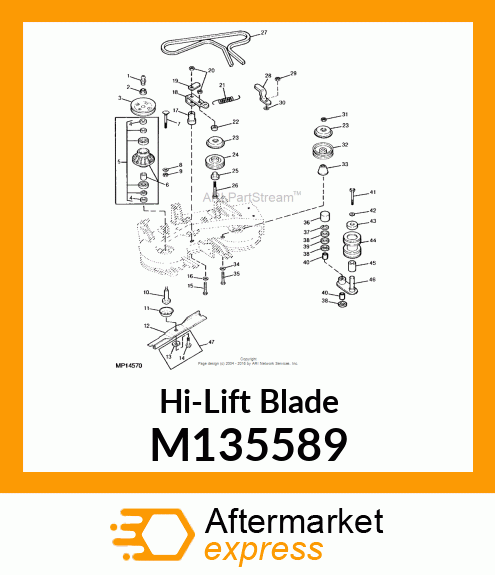 BLADE, HIGH LIFT (48") M135589