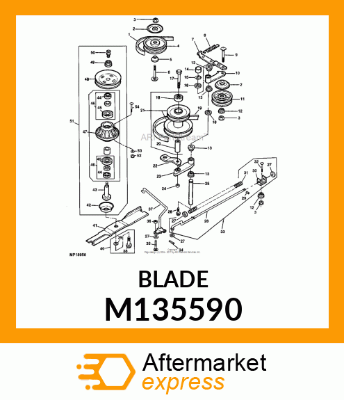 BLADE, HIGH LIFT (54") M135590