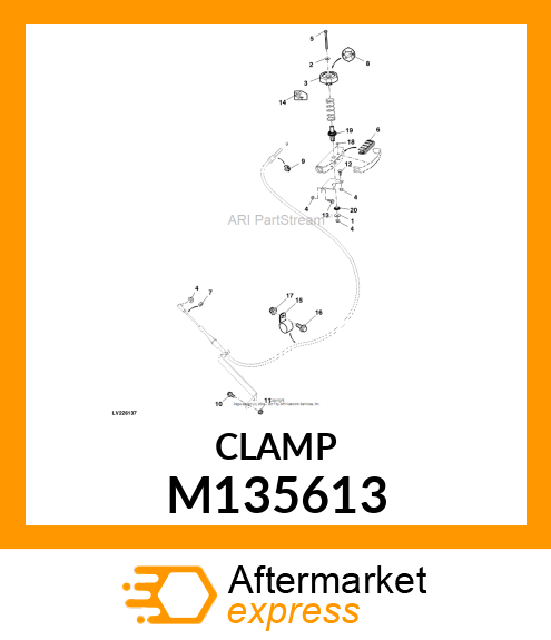 HOSE CLAMP, CLAMP, HOSE M135613