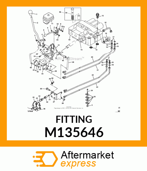 UNION FITTING, CONNECTOR, BULKHEAD M135646