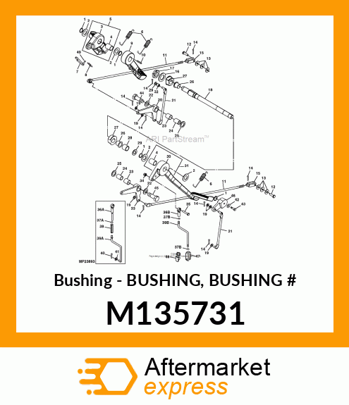 Bushing - BUSHING, BUSHING # M135731