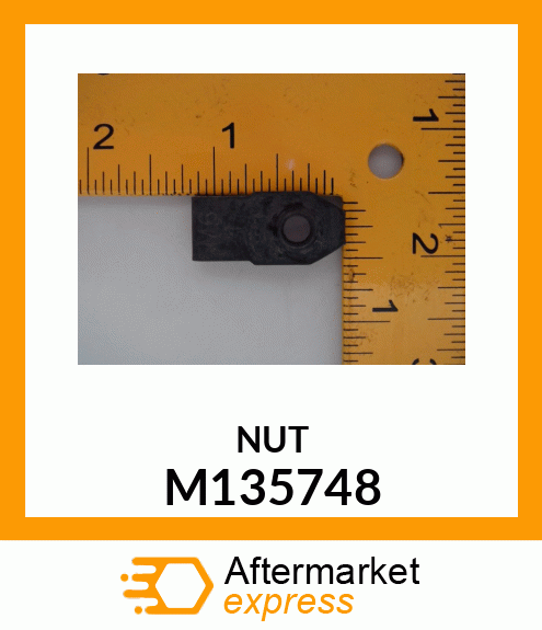 NUT, CLAMP M6 M135748