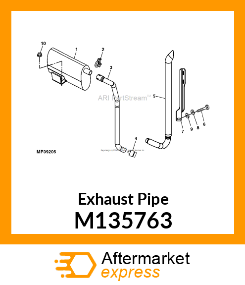 Exhaust Pipe M135763