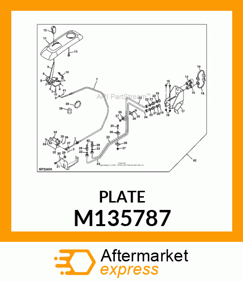 PLATE, QUICK DISCONNECT (PBY) M135787