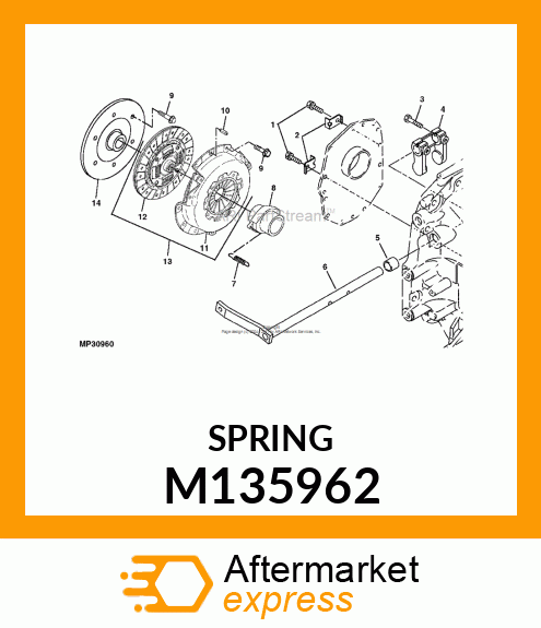 SPRING, THROW M135962