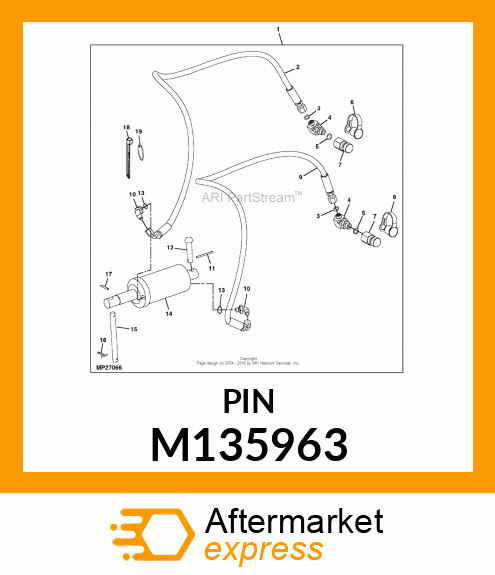 PIN, PIVOT CYLINDER M135963