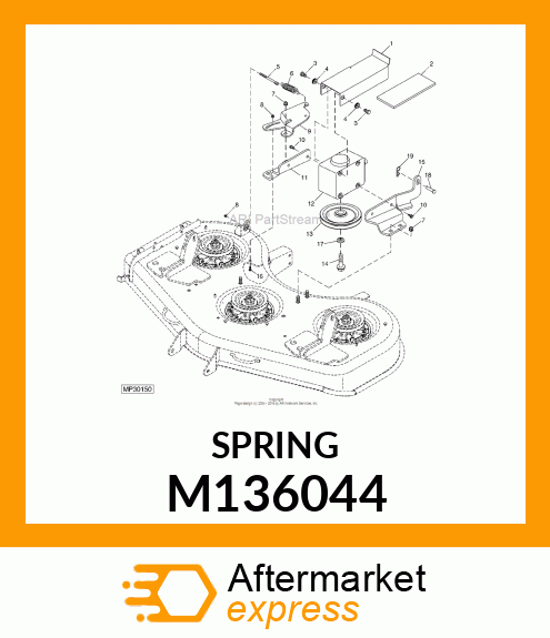 SPRING, IDLER M136044