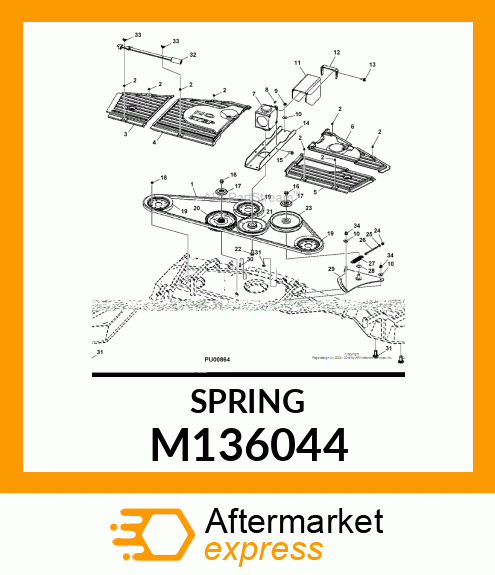 SPRING, IDLER M136044