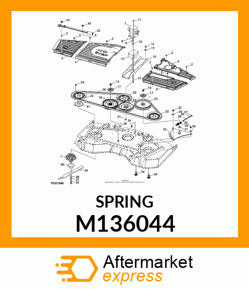 SPRING, IDLER M136044