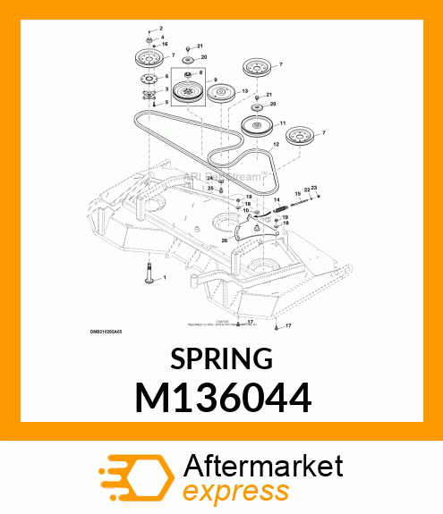SPRING, IDLER M136044
